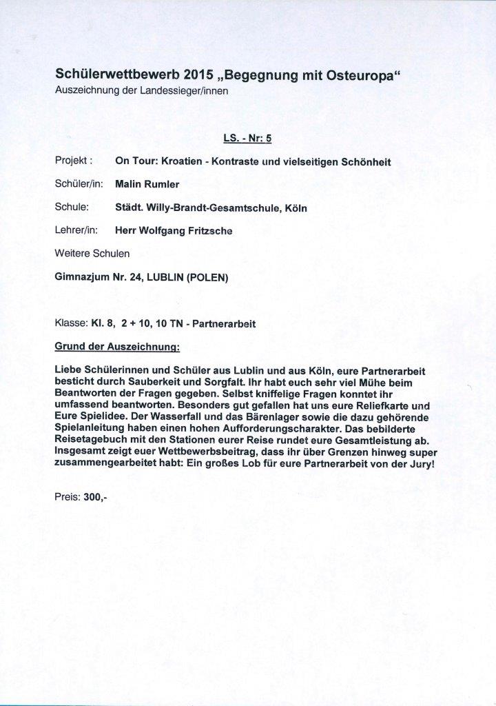Schülerwettbewerb 2015 WBGS 1